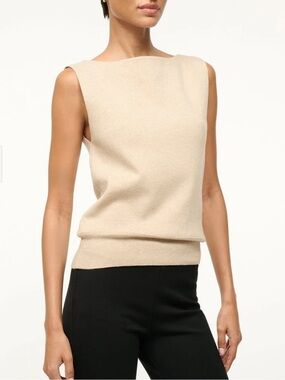 STAUD ROCKI SWEATER STONE